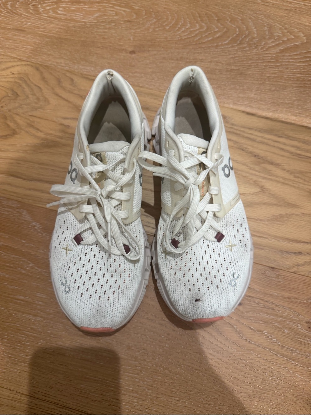 On Running Women’s White Athletic Running Shoes